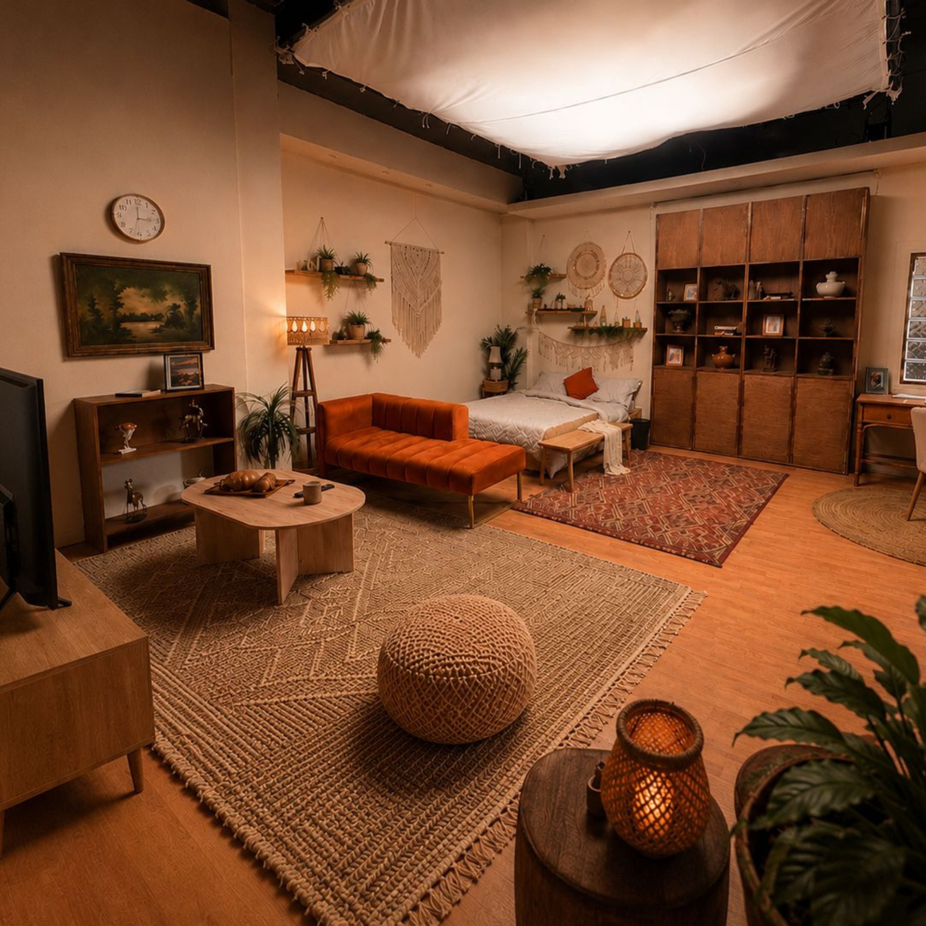 Boho Bedroom & Lifestyle Studio Setup