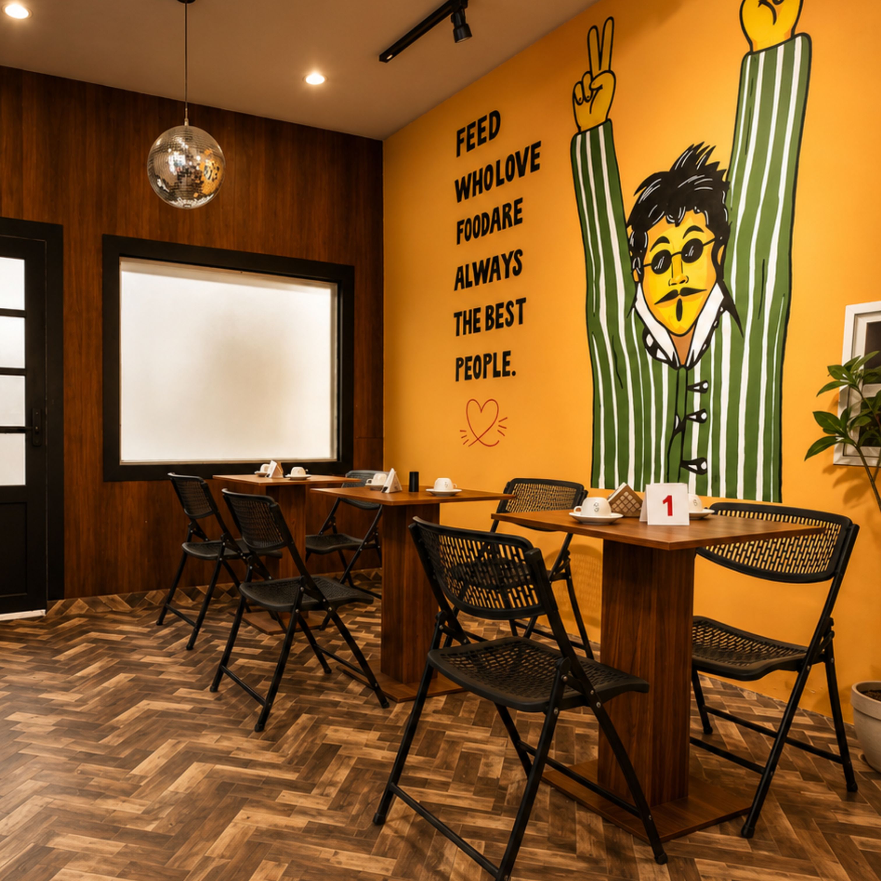 Cafe setup