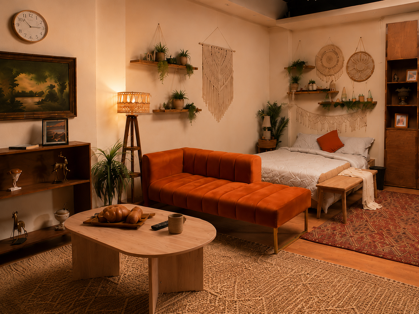 Boho Bedroom & Lifestyle Studio Setup