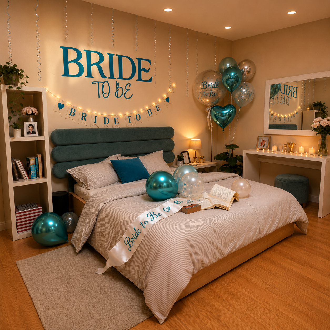 Bride's Bedroom Setup