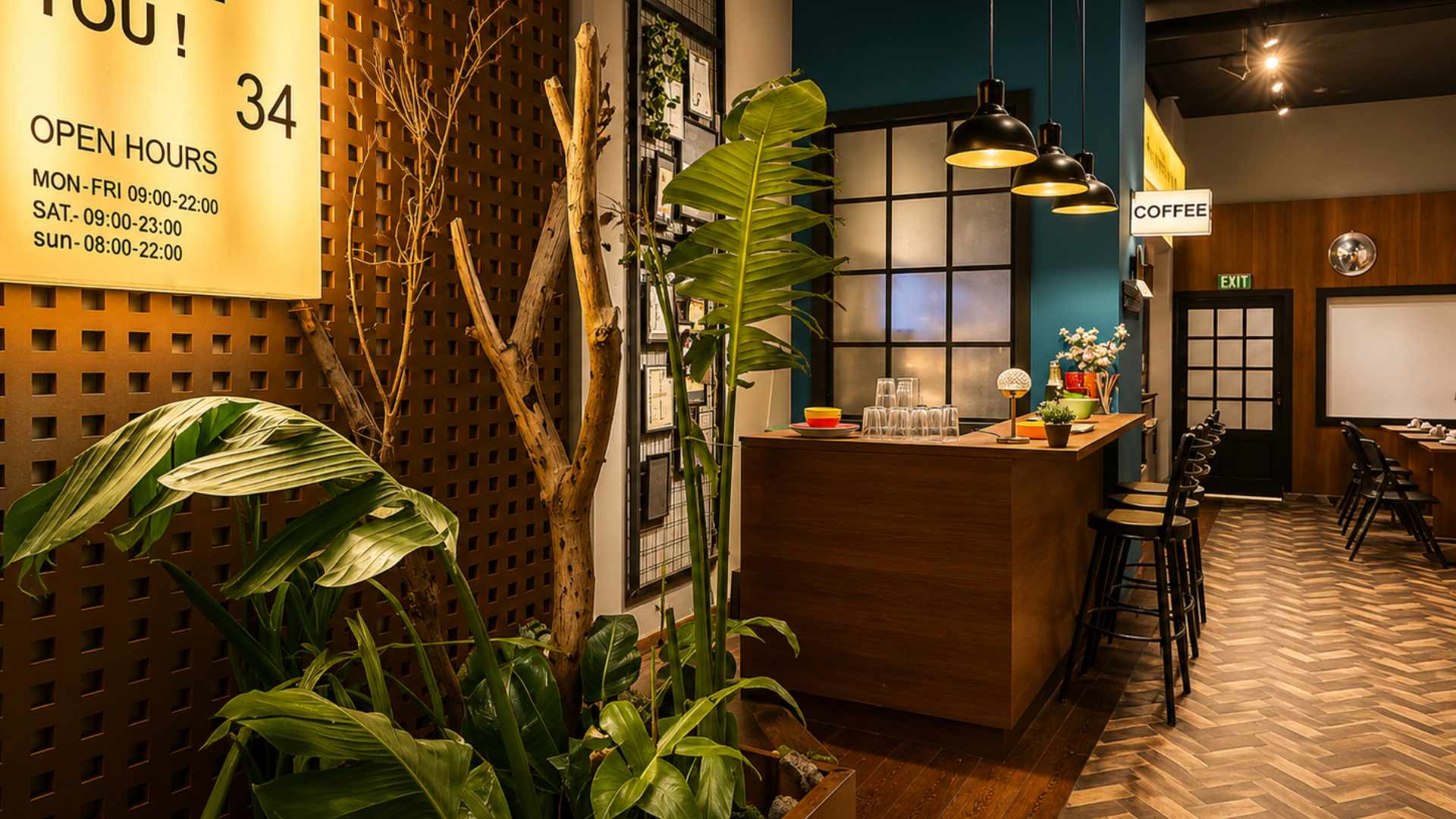 Cafe setup